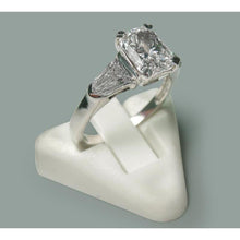 Afbeelding in Gallery-weergave laden, 2.60 Ct Radiant Echt Diamant Three Stone Style Ring Sieraden Nieuw