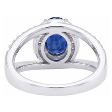 Afbeelding in Gallery-weergave laden, echte round diamant 2.75karaat ring profielweergave
