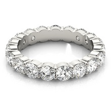 Afbeelding in Gallery-weergave laden, Handgemaakt Eternity Band 2,88 karaat – zijaanzicht