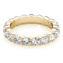 Afbeelding in Gallery-weergave laden, Diamant Eternity Band – zijaanzicht