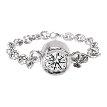 Afbeelding in Gallery-weergave laden, Briljant Rond Geslepen Tennis Armband in 14 Karaat Rosé Goud – hoofdaanzicht
