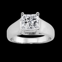 Afbeelding in Gallery-weergave laden, 2 Karaat Prinses Echt Diamanten Ring