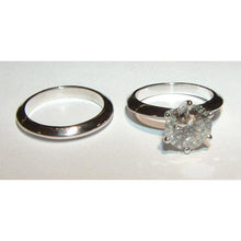 Afbeelding in Gallery-weergave laden, 2 Kt. Ronde Echt Diamanten Solitaire Verlovingsring Wit Goud 14K