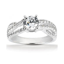 Afbeelding in Gallery-weergave laden, 2,45 Ct. Echt Diamanten Verlovingsring Twisted Shank Nieuwe Sieraden