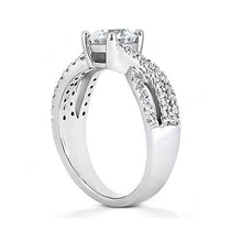 Afbeelding in Gallery-weergave laden, 2,45 Ct. Echt Diamanten Verlovingsring Twisted Shank Nieuwe Sieraden