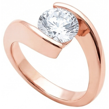 Afbeelding in Gallery-weergave laden, 2.50 Ct. Natuurlijke uit de aarde gewonnen Diamanten Solitaire Verlovingsring Roségoud Nieuw