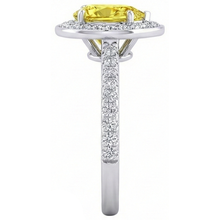 Afbeelding in Gallery-weergave laden, echte round saffier 2.50karaat ring op wit