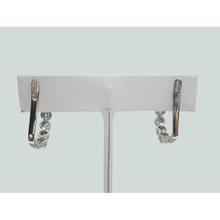 Afbeelding in Gallery-weergave laden, 2,5 Karaat Ronde Echt Diamanten Lady Hoop Earring Massief Wit Goud 14K