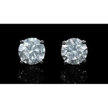 Afbeelding in Gallery-weergave laden, GIA-gecertificeerd 2,43 Karaat Ronde Geslepen Echt Diamanten Oorbel Goud Wit 14K