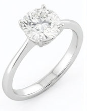 Afbeelding in Gallery-weergave laden, 2.75 Karaat Solitaire uit de aarde gewonnen Diamanten Verlovingsring 4 Klauwen 14K Witgoud