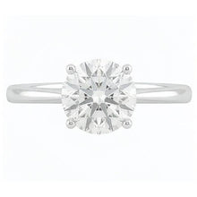 Afbeelding in Gallery-weergave laden, 2.75 Karaat Solitaire uit de aarde gewonnen Diamanten Verlovingsring 4 Klauwen 14K Witgoud