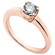 Afbeelding in Gallery-weergave laden, 3.01 Ct. Ronde uit de aarde gewonnen Diamanten Solitaire Verlovingsring