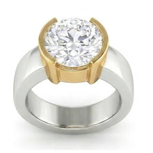 Afbeelding in Gallery-weergave laden, Natuurlijke Diamanten Ring 3ct - Tweekleurig 14K Goud