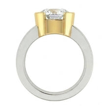 Afbeelding in Gallery-weergave laden, Natuurlijke Diamanten Ring 3ct - Tweekleurig 14K Goud