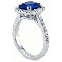 Afbeelding in Gallery-weergave laden, echte round diamant 3.50karaat ring bovenaanzicht