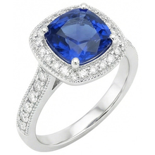 Afbeelding in Gallery-weergave laden, echte round diamant 3.70karaat ring vooraanzicht