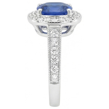 Afbeelding in Gallery-weergave laden, echte round diamant 3.70karaat ring bovenaanzicht