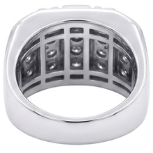 Afbeelding in Gallery-weergave laden, 3.75 Karaat Heren Echt Diamanten Ring Wit Goud 14K