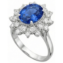 Afbeelding in Gallery-weergave laden, echte round diamant 3.75karaat ring zijaanzicht
