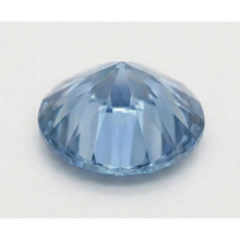 Afbeelding in Gallery-weergave laden, 3 karaat ronde geslepen blauwe, versterkte, losse, natuurlijke, uit de aarde gewonnen diamant