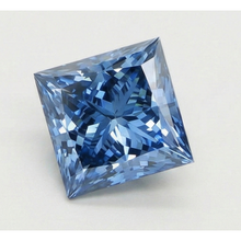 Afbeelding in Gallery-weergave laden, 3 Karaat losse, lichtblauwe, natuurlijke, echte diamant (niet in het lab gekweekt) – Princess-slijpvorm