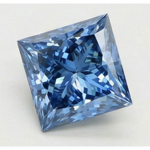 Afbeelding in Gallery-weergave laden, 3 Karaat losse, lichtblauwe, natuurlijke, echte diamant (niet in het lab gekweekt) – Princess-slijpvorm