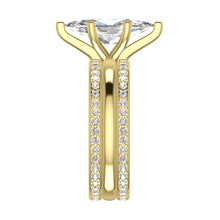 Afbeelding in Gallery-weergave laden, 3-Delige Trouwring Set 3.50 Karaat Echt Diamant Marquise Geslepen Geel Goud