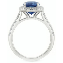 Afbeelding in Gallery-weergave laden, 3 Karaat Blauwe Saffier Ring