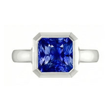 Afbeelding in Gallery-weergave laden, echte diamant 3karaat ring zijaanzicht