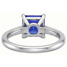 Afbeelding in Gallery-weergave laden, echte asscher diamant 3karaat ring op wit