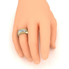 Afbeelding in Gallery-weergave laden, 3 Stenen Echt Diamanten Herenring Goud 2,50 Karaat
