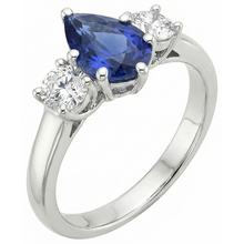 Afbeelding in Gallery-weergave laden, echte round diamant 4.50karaat ring close-up detail