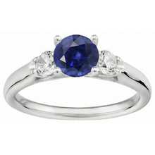 Afbeelding in Gallery-weergave laden, echte round diamant 1.75karaat ring close-up detail