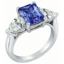 Afbeelding in Gallery-weergave laden, echte pear diamant 2karaat ring close-up detail