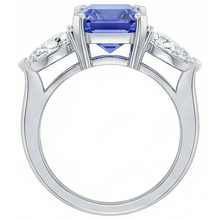 Afbeelding in Gallery-weergave laden, echte pear diamant 2karaat ring op wit