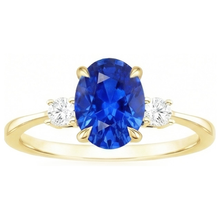 Afbeelding in Gallery-weergave laden, echte round diamant 3karaat ring close-up detail