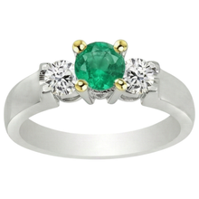Afbeelding in Gallery-weergave laden, Premium Gekleurde Steen Ring 1,50 karaat – vooraanzicht