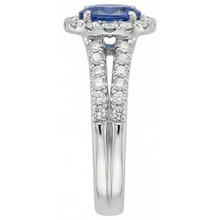 Afbeelding in Gallery-weergave laden, echte round diamant 3karaat ring close-up detail