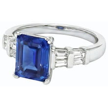 Afbeelding in Gallery-weergave laden, echte diamant 3karaat ring op wit