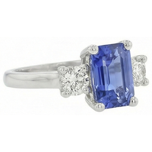 Afbeelding in Gallery-weergave laden, echte round diamant 2.50karaat ring vooraanzicht