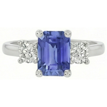 Afbeelding in Gallery-weergave laden, echte round diamant 2.50karaat ring zijaanzicht