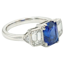 Afbeelding in Gallery-weergave laden, 3 stenen Natuurlijke echte diamant ( niet in het laboratorium gekweekt )en sieraden bezel set sma...