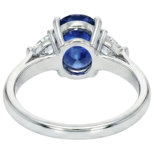 Afbeelding in Gallery-weergave laden, Natuurlijke Saffier Ring 8.25ct - Witgoud 14K