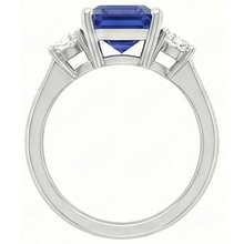Afbeelding in Gallery-weergave laden, Natuurlijke Saffier Ring 4.50ct - Witgoud 14K
