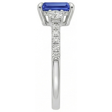Afbeelding in Gallery-weergave laden, echte round diamant 4.25karaat ring profielweergave