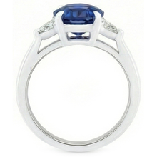 Afbeelding in Gallery-weergave laden, echte round diamant 2.50karaat ring op wit