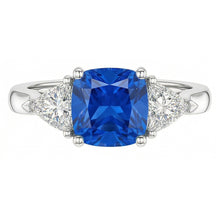 Afbeelding in Gallery-weergave laden, echte diamant 1.50karaat ring zijaanzicht
