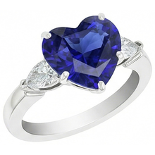 Afbeelding in Gallery-weergave laden, echte pear diamant 4karaat ring close-up detail