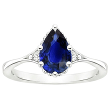 Afbeelding in Gallery-weergave laden, echte round diamant 3.25karaat ring profielweergave