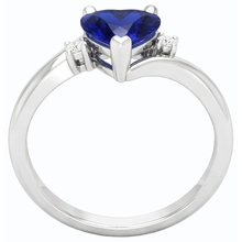 Afbeelding in Gallery-weergave laden, echte round diamant 1.75karaat ring bovenaanzicht